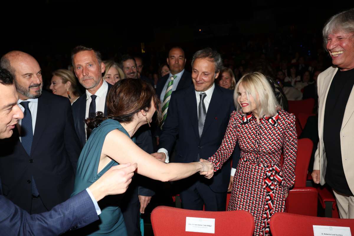 Isabel Díaz Ayuso y Eugenia Martínez de Irujo en los Premios al Talento Andaluz