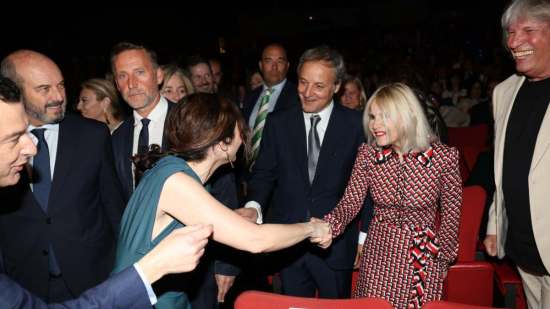 Isabel Díaz Ayuso y Eugenia Martínez de Irujo en los Premios al Talento Andaluz