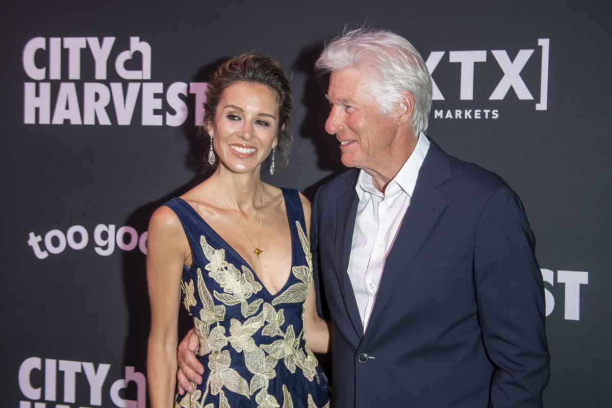 Richard y Alejandra Gere en la Gala City Harvest en Nueva York