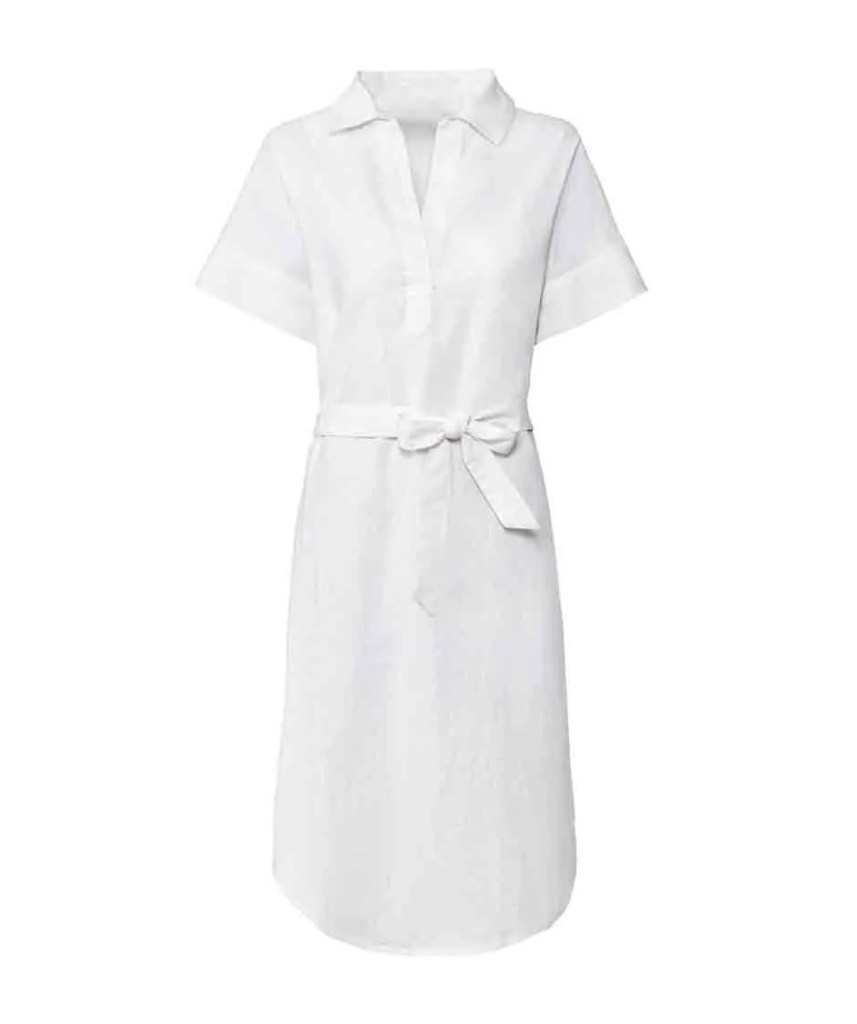 Vestido blanco camisero de Lidl