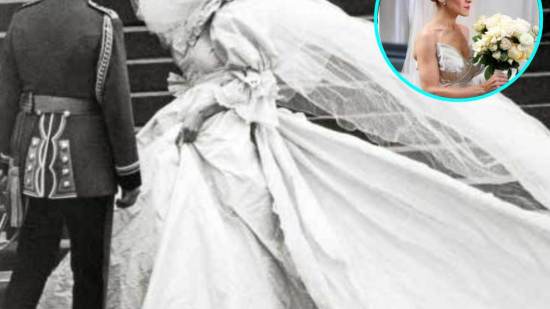 Ocho vestidos de novia icónicos que vimos a las celebrities de la realeza a Hollywood
