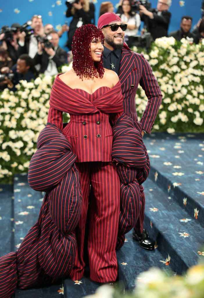 Alicia Keys y Swizz Beatz en la alfombra roja de la MET Gala - H ChrisHpher Polk/Shutterstock (15280323qn)).