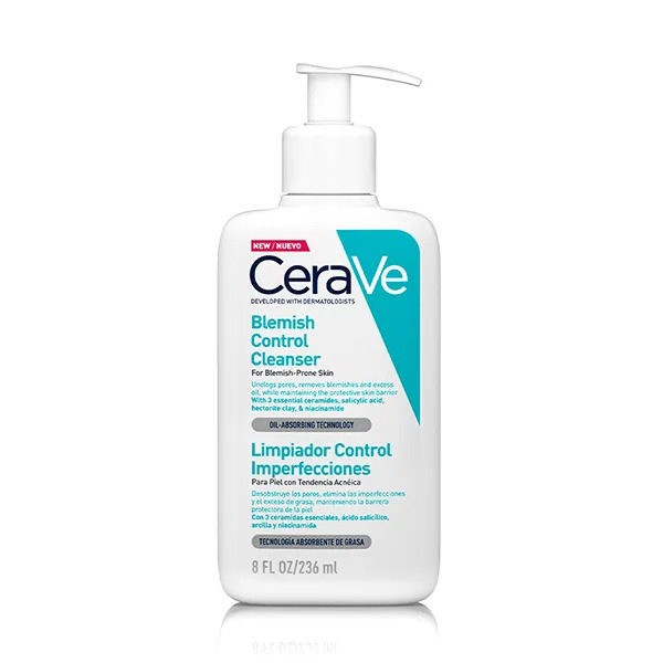 Limpiador control acné de Cera Ve