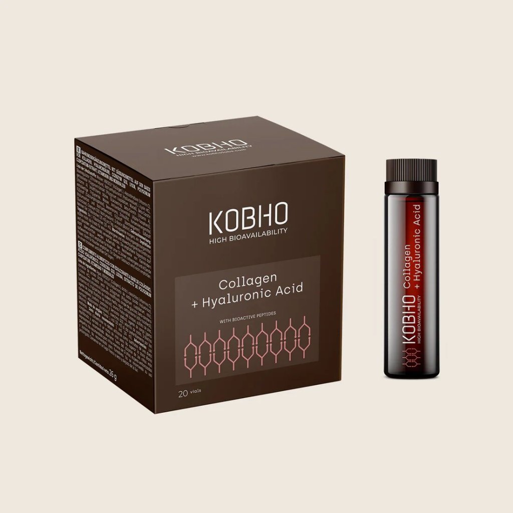 Colágeno + Ácido Hialurónico,
de Kobho Labs (22,95 €/20 viales).