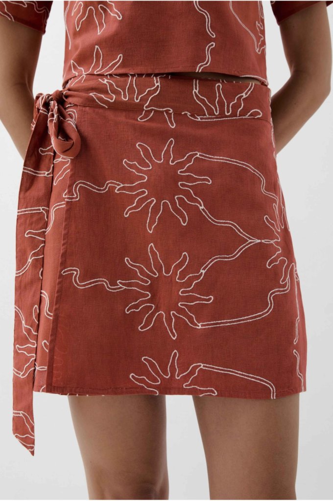Falda pareo de Robin Collection x Scalpers