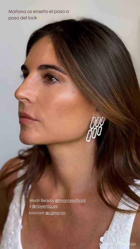 El maquillaje de Lourdes Montes hecho por la maquilladora Naara Sirera