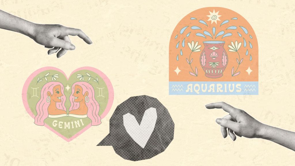 Que el signo del Zodíaco Géminis y Acuario están destinados a encontrarse es algo que está escrito en las estrellas