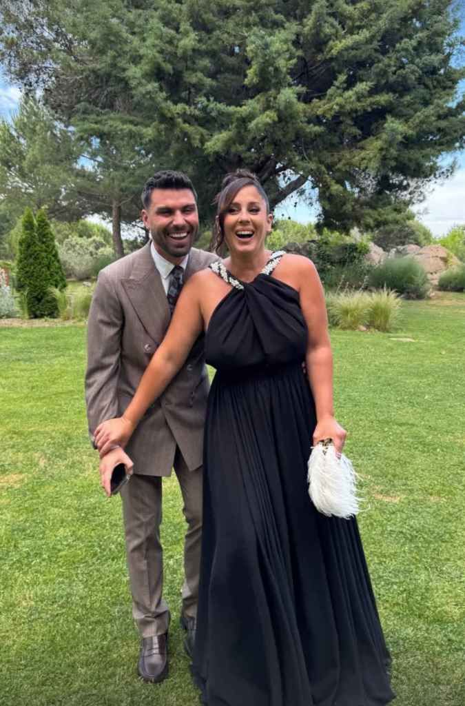 El look de invitada de Anabel Pantoja a la boda de Susana Molina