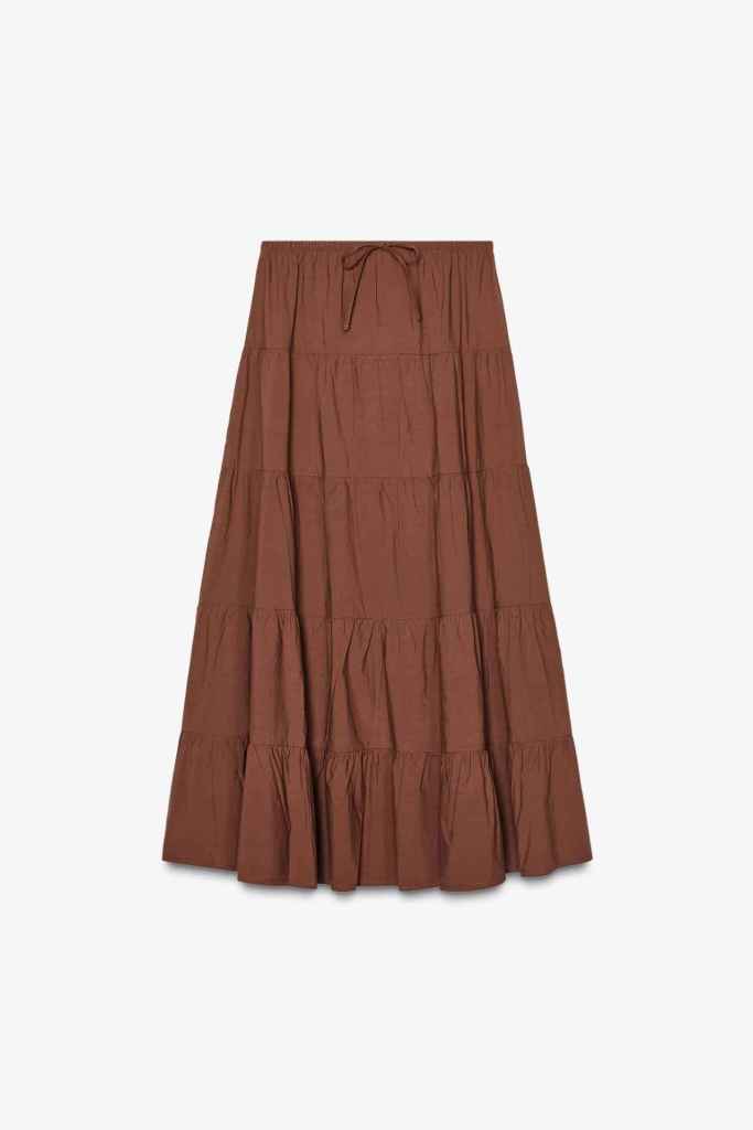 Falda larga de Zara