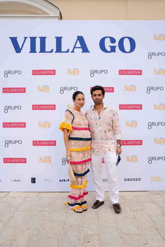 El look de Mellissa Villarreal junto a su marido para la fiesta del décimo aniversario del Grupo GO