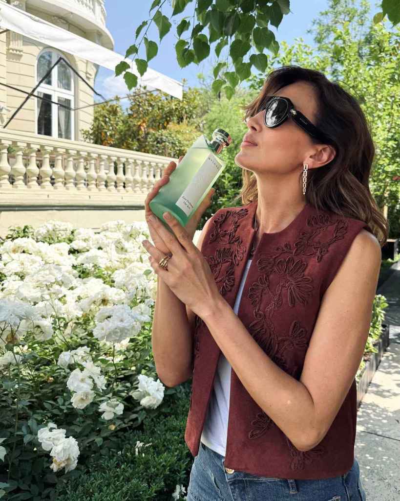 Nieves Álvarez confesó hace años que Eau Parfumée Au Thé Vert de Bulgari es su fragancia de cada día
