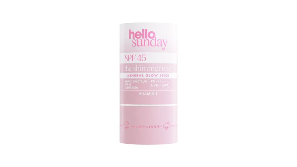 The Shimmer One Mineral Glow Stick SPF 45 de HELLO SUNDAY