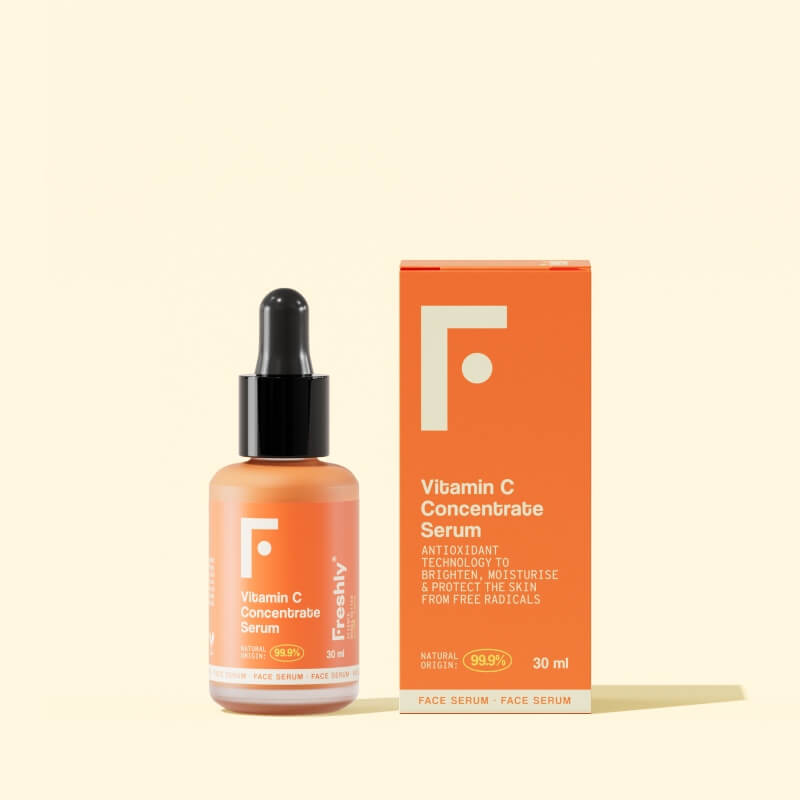 Sérum de vitamina C de Freshly que ilumina la piel.