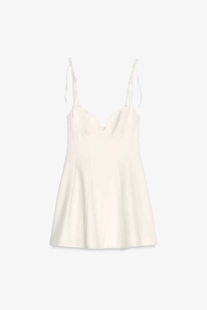 Vestido blanco de los Special Price de Zara