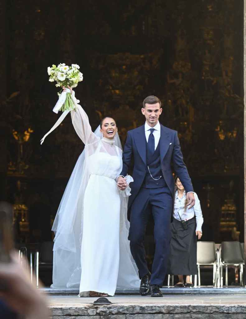 La boda del futbolista Fabián Ruiz y Rosa Pereira