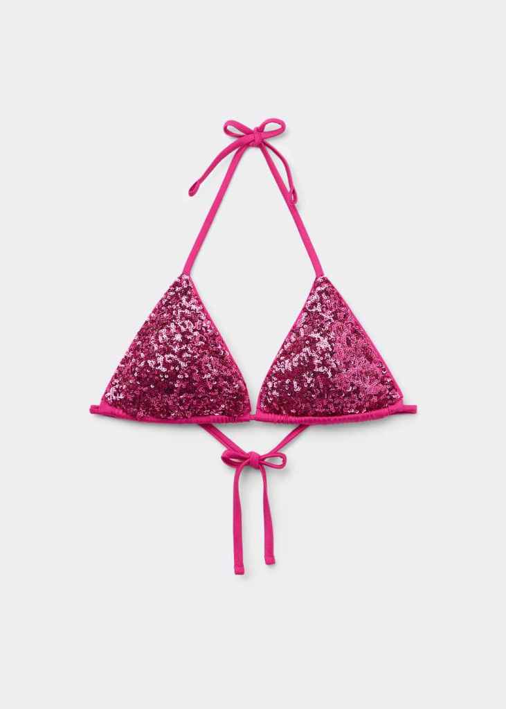 Bikini con lentejuelas de Calzedonia rebajado