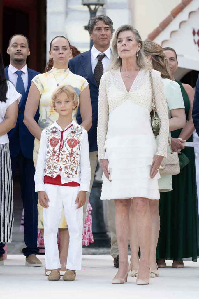 Carolina de Mónaco durante la celebración del 20º aniversario de Alberto de Mónaco en el trono