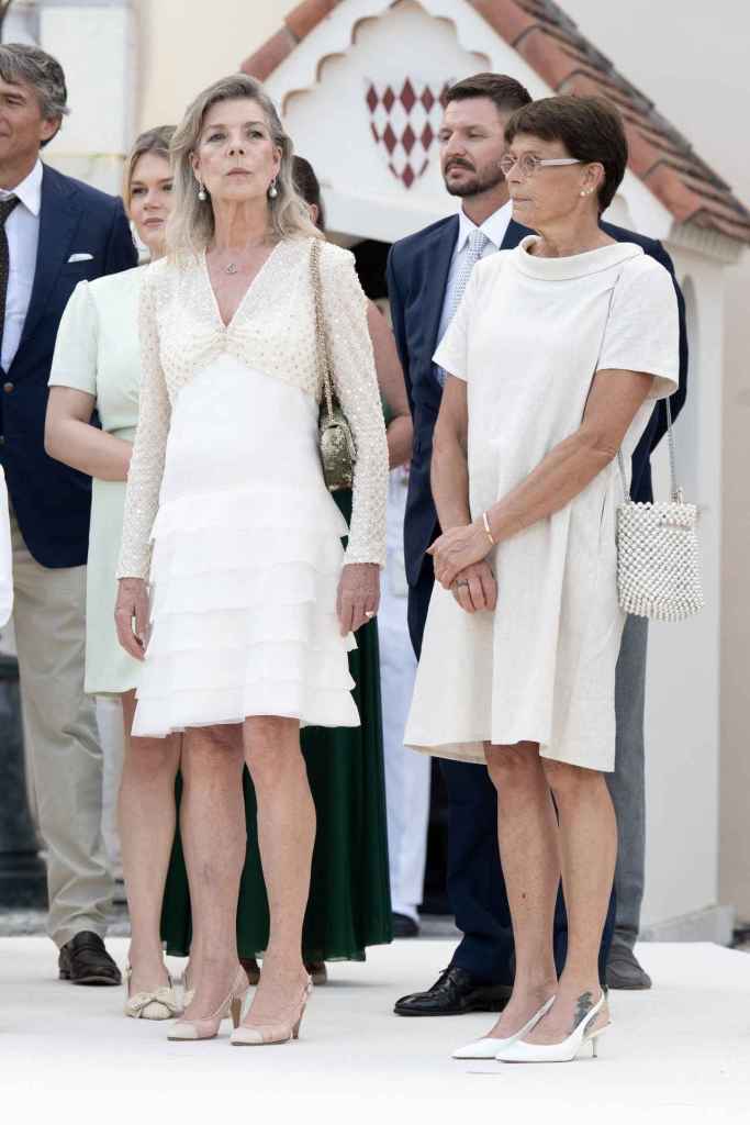 Carolina de Mónaco durante la celebración del 20º aniversario de Alberto de Mónaco en el trono