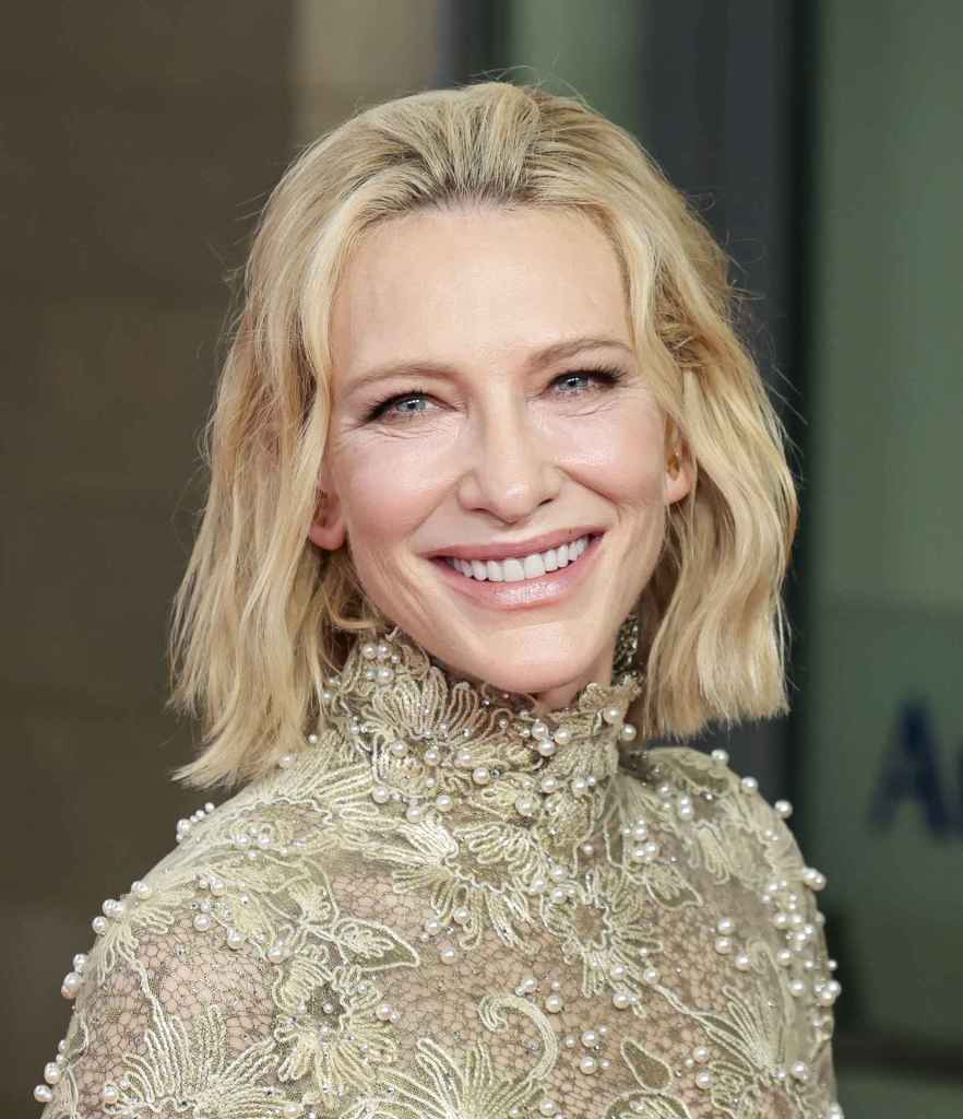 Cate Blanchett es un buen ejemplo de corte de pelo bob desestructurado antiedad