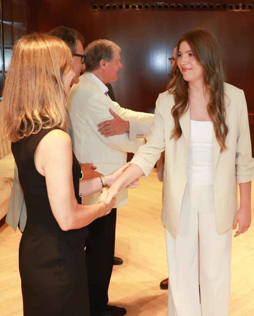 La infanta Sofía en la recepción previa a los Premios Girona 2025 