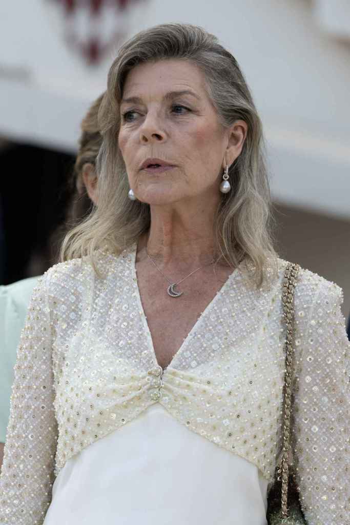 Carolina de Mónaco durante la celebración del 20º aniversario de Alberto de Mónaco en el trono