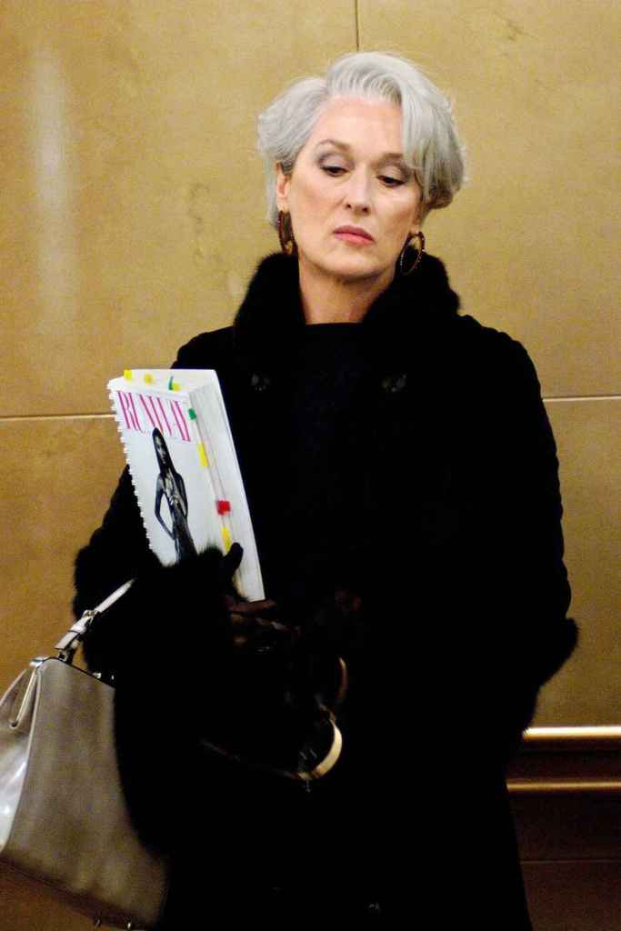 Meryl Streep como Miranda Priestly en 'El diablo viste de Prada¡ (2006)