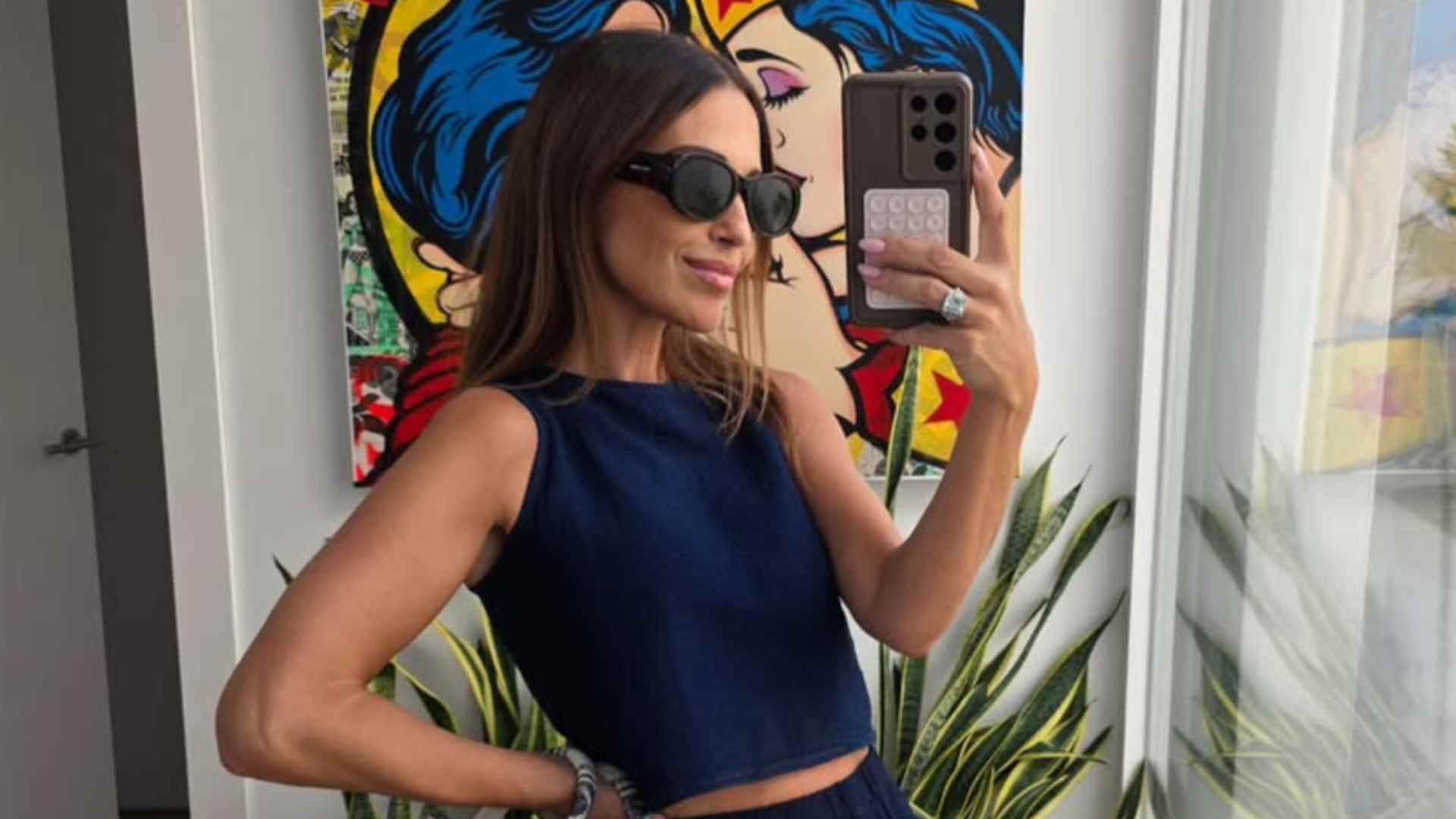Paula Echevarría disfrutando de unos días en Candás (Asturias) con un bañador de Primark (Foto: cortesía de Instagram @pau_eche)
