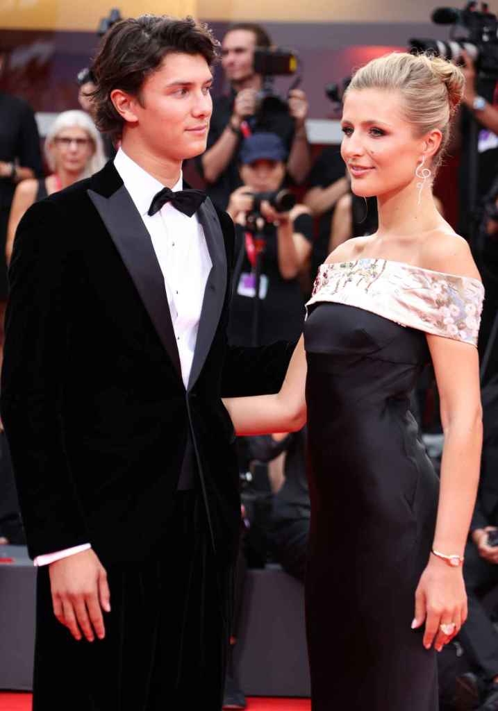 Benedikte Thoustrup y Nicolas de Dinamarca en el Festival de Venecia
