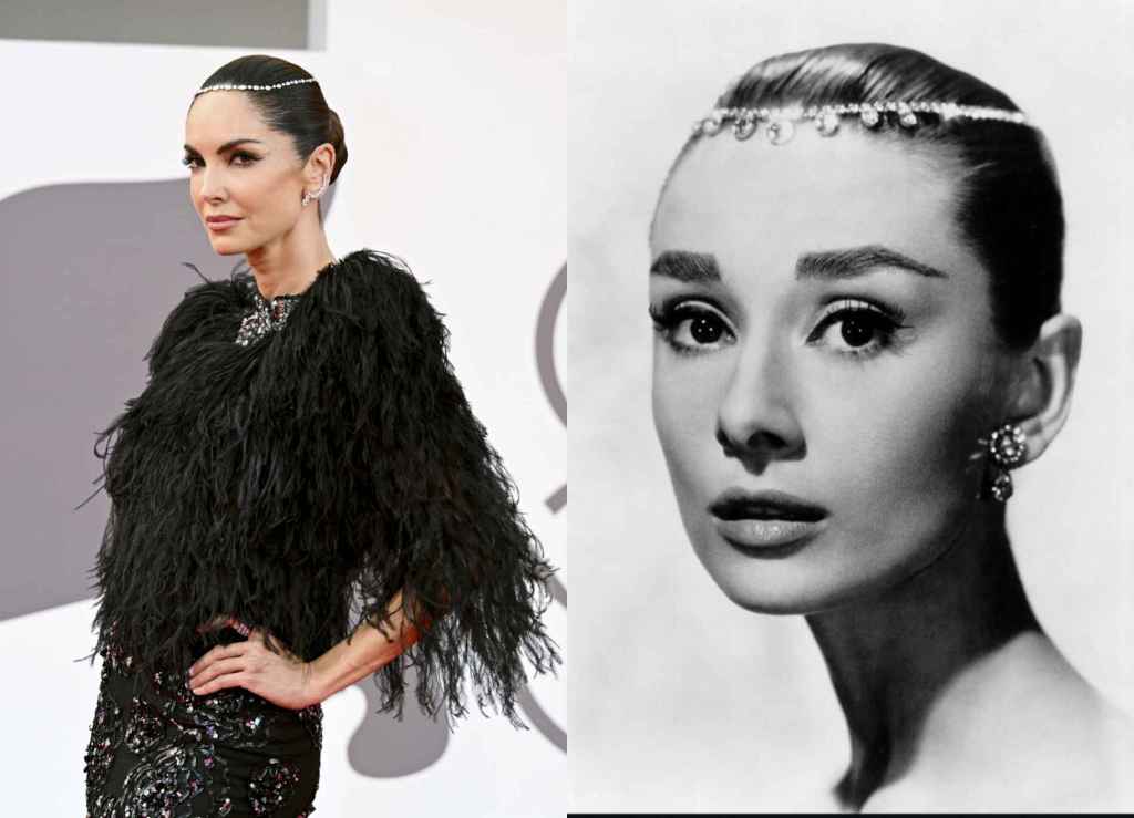 Eugenia Silva homenajeó a la eterna Audrey Hepburn con su look en la alfombra roja del Festival de Venecia