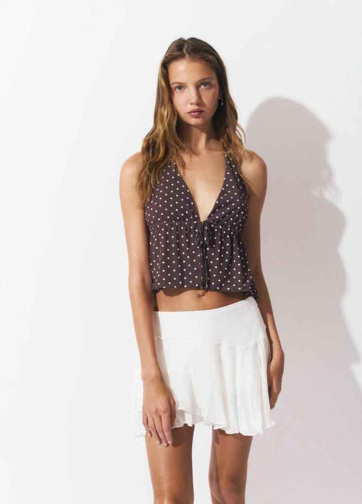 Tops de lunares de Brownie