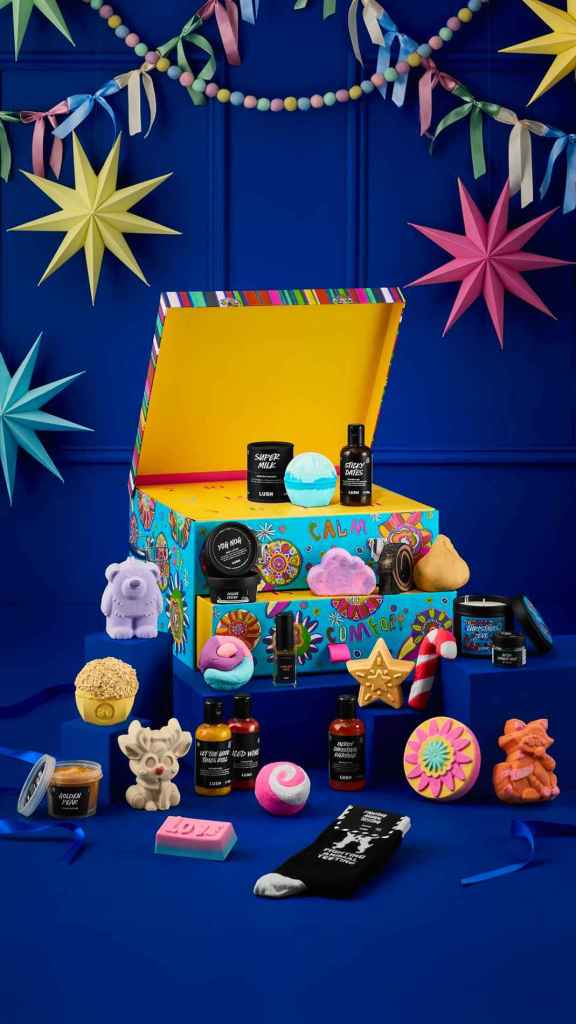 Calendario de adviento de Lush