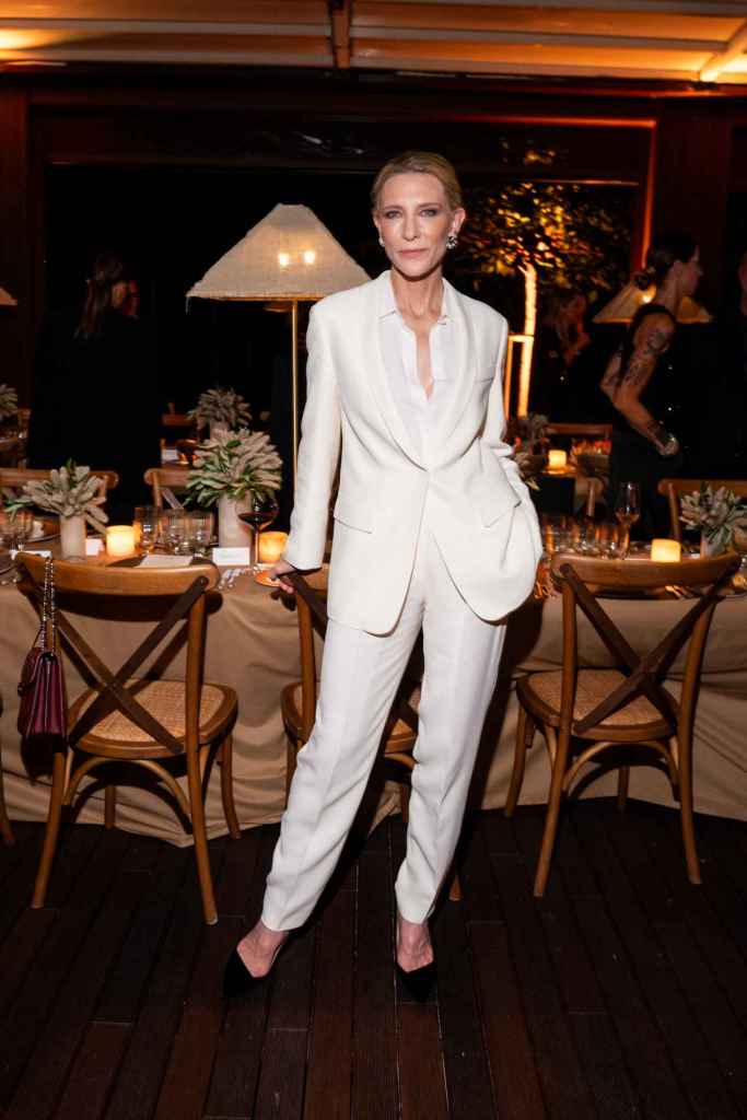 Cate Blanchett en la cena organizada por Giorgio Armani en el Festival de Venecia