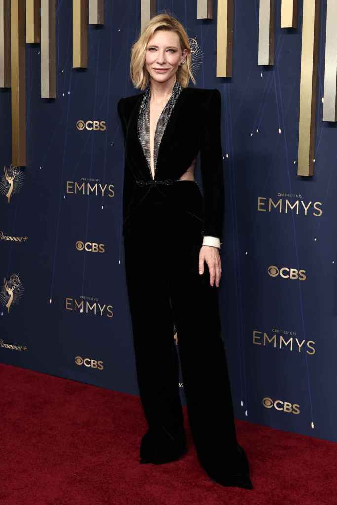 Cate Blanchett en los premios Emmy 2025 
