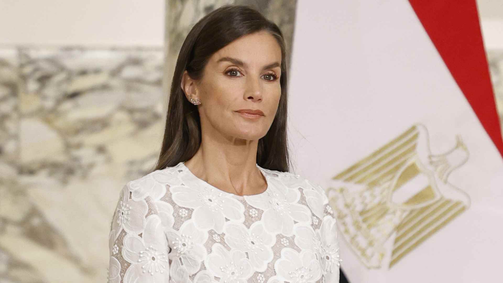 La reina Letizia en su viaje a Egipto