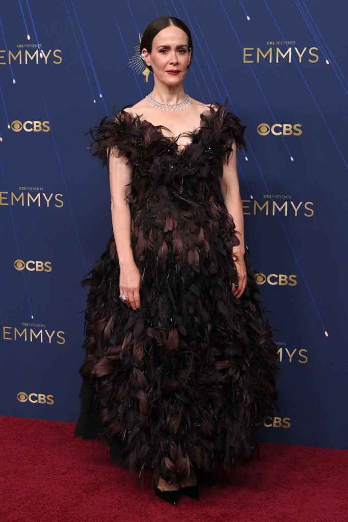 Sarah Paulson en los premios Emmy 2025 