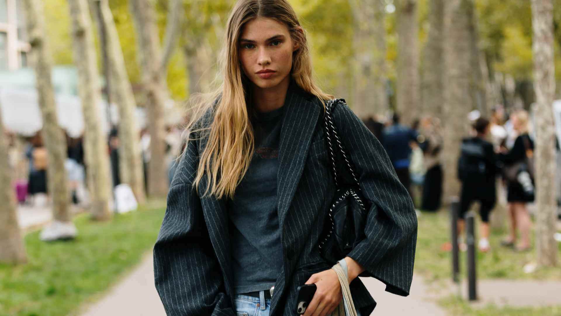 El estampado tendencia en americanas esta temporada es el de raya diplomática