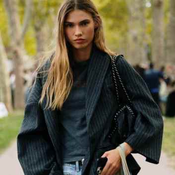 El estampado tendencia en americanas esta temporada es el de raya diplomática