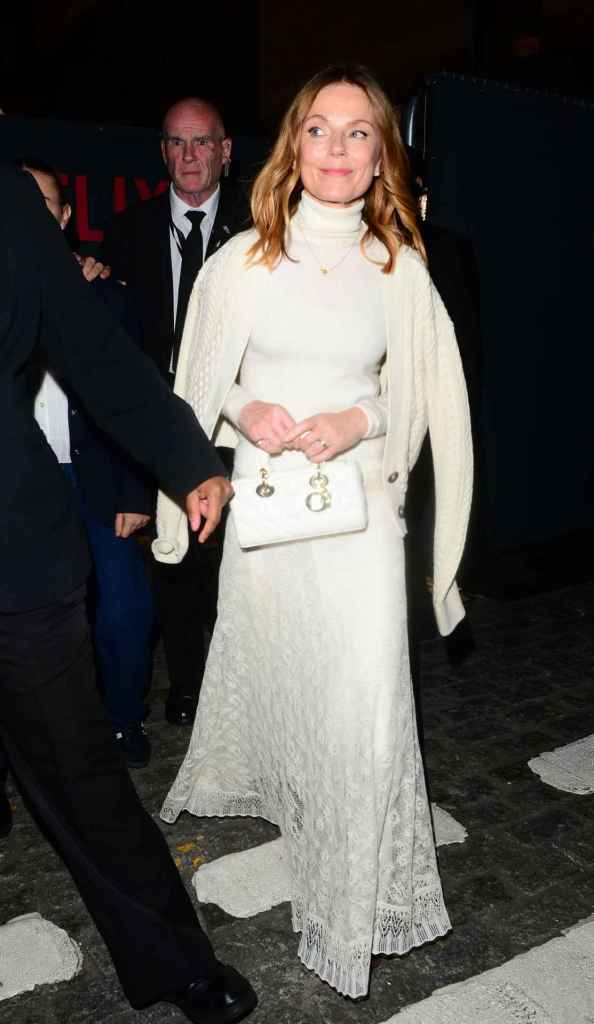 El look de Geri Halliwell en la première del documental 'Victoria Beckham' 