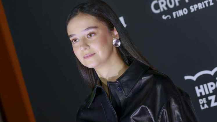 El total look de cuero de Victoria Federica en la presentación de la 'Feria de Mayo de Madrid'