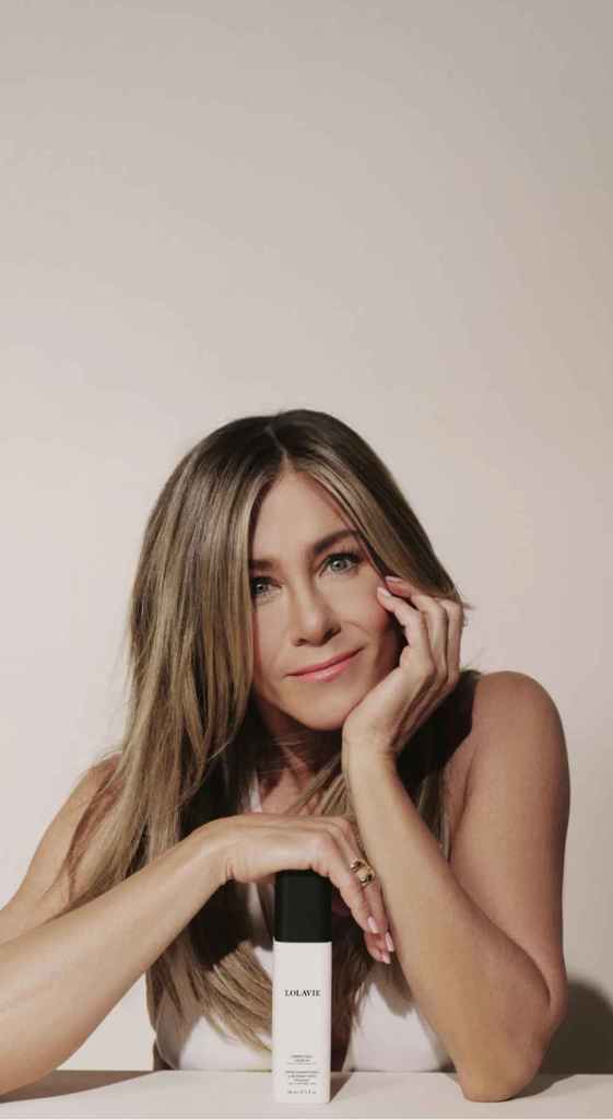 Jennifer Aniston en una campaña de LolaVie