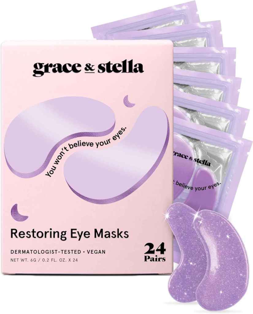 Restoring eye masks de grace & stella (Foto: cortesía de grace & stella).